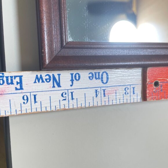 Vintage Wooden Framed Mirror With Handcrafted Cross-Stitch Rose & Dove Design - Picture 10 of 15